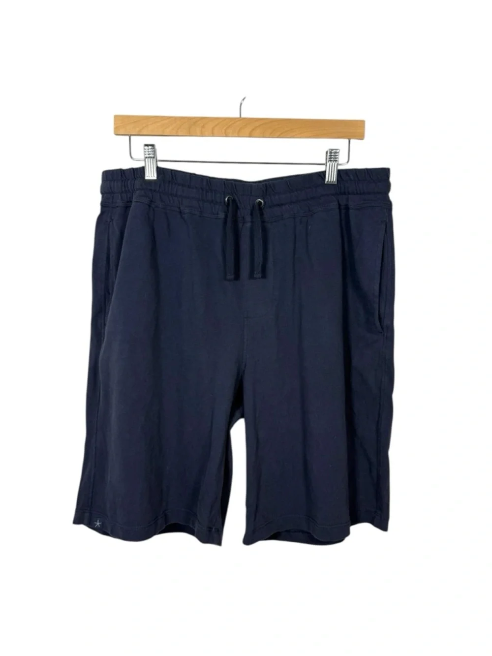 Barefoot Dreams Malibu Collection Lounge Shorts Navy Cotton Men’s L